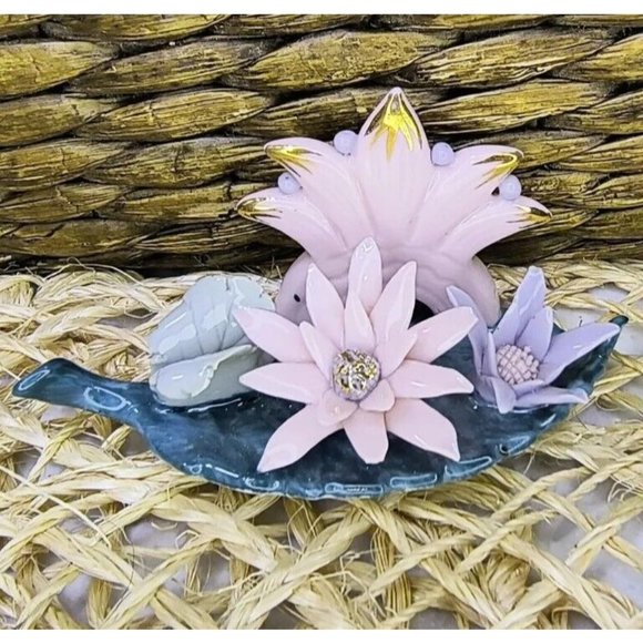 Lamore China Place Card Holders, 1940's SET/2 Vintage - Picture 7 of 11